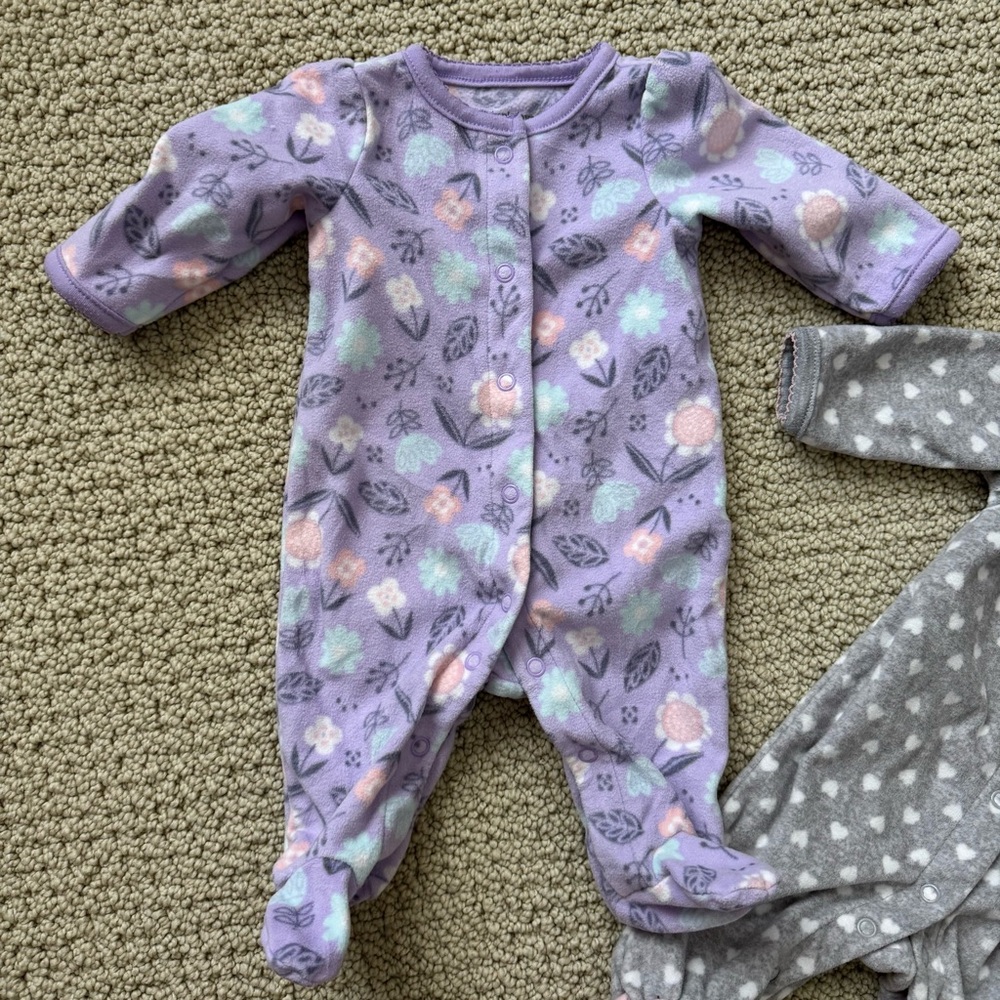 Fleece One Piece Footies Bundle - Picture 2 of 8